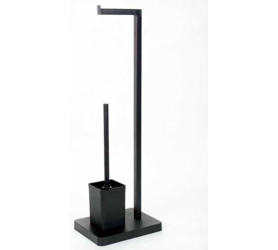 Держатель-стойка для т/б Joy Home с ершиком черный 13253 1