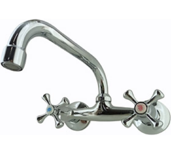 Смеситель для кухни (мойки) GRIALE двухвентильный, настенный DK-2800 1