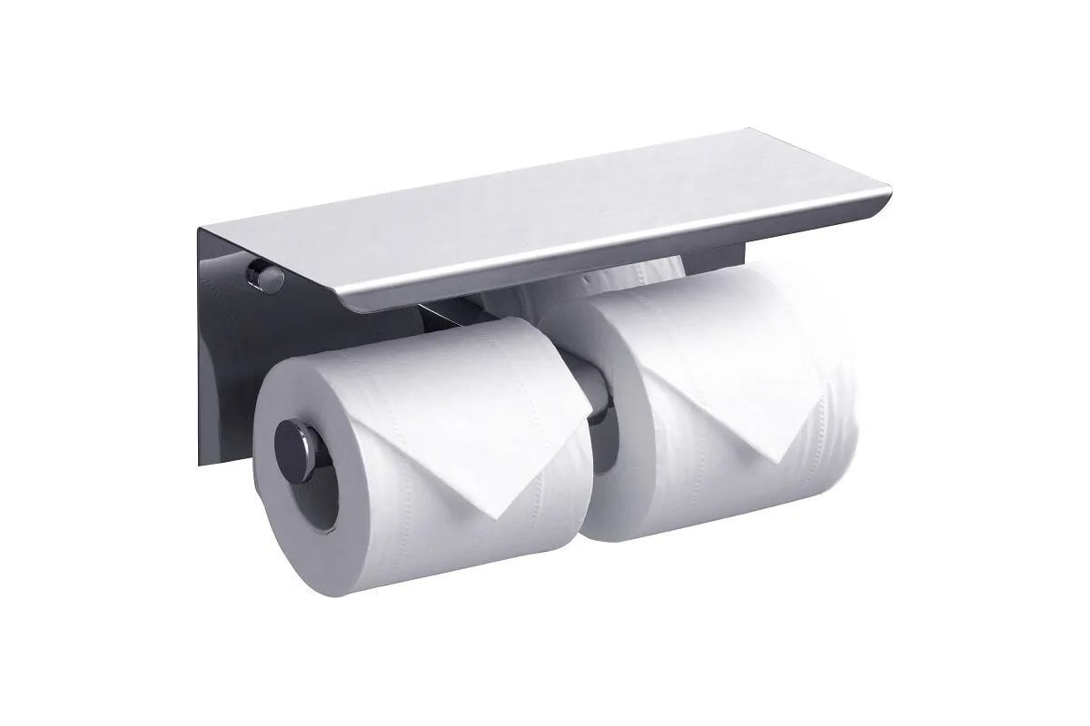 Держатель для туалетной бумаги с полочкой для сотового телефона А204