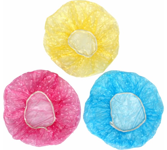 Набор шапочек для душа VETTA 8 шт., ПВХ 463-762 1