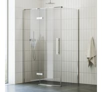 Душевая неподвижная стенка Ravak Cool 80, профиль блестящий алюминий 195, витраж прозрачное стекло Transparent (COPS) X9VV40A00Z1