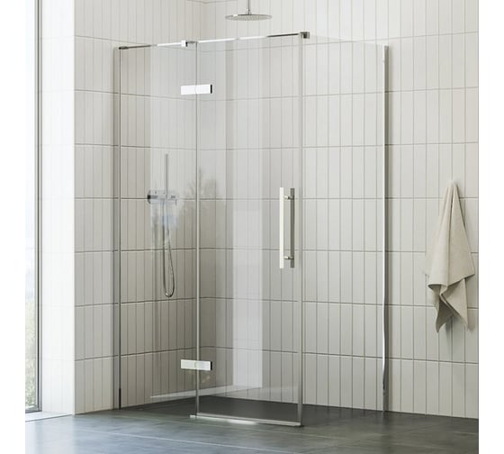 Душевая неподвижная стенка Ravak Cool 90, профиль блестящий алюминий 195, витраж прозрачное стекло Transparent (COPS) X9VV70A00Z1 1