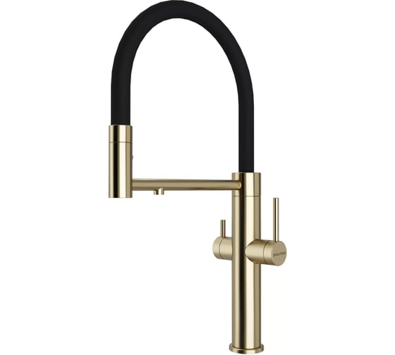 Смеситель для кухни Paulmark NEXUS Starke светлое золото Ne213999-LG 1