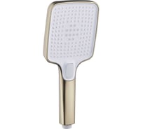 Лейка ручная FASHUN (3 режима), кнопочное переключение, 110×133 мм, матовое золото, A026-21