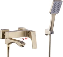 Смеситель ванно-душевой FASHUN с душевым гарнитуром, бронза, латунь, A3290-21