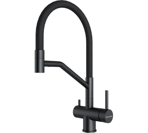 Смеситель для кухни Paulmark RUBERT, черный Ru213175-BLM 1