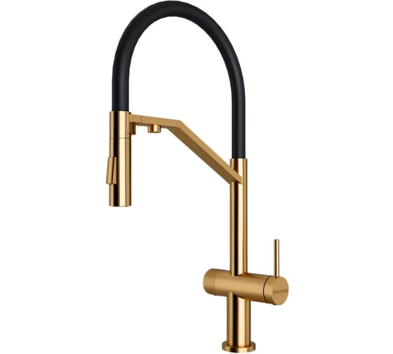 Смеситель для кухни Paulmark ZENDER, брашированное золото Ze213155-BG 1