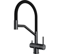 Смеситель для кухни Paulmark RUBERT, вороненая сталь Ru213175-GM