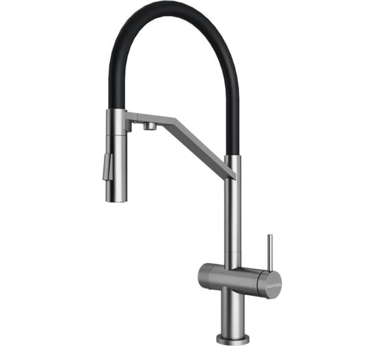 Смеситель для кухни Paulmark ZENDER, брашированная сталь Ze213155-BS 1