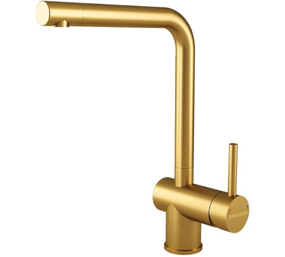 Смеситель для кухни Paulmark SPRING, светлое золото Sp212067-LG 1