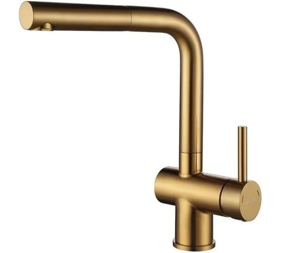 Смеситель для кухни Paulmark DOSSE, светлое золото Do214418-LG 1