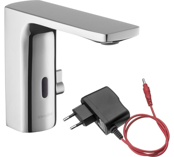 Смеситель для раковины Swedbe Europe с блоком питания 220 В, EAN 7350078206655 6000-220 1