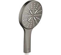 Ручной душ GROHE Rainshower SmartActive 130, 3 режима, темный графит матовый 26574AL0