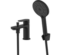 смеситель врезной на борт ванны Aquatek AQ1944MB АЛЬФА на 1 отверстие матовый черный 00000147243