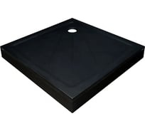 Поддон из литого мрамора Ravak 10 Perseus Pro 90, цвет черный матовый XA037701010BM