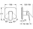 Внешняя часть смесителя для ванны GROHE Cubeo, матовый черный 1017772430 4