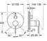 Внешняя часть смесителя для ванны GROHE Essence на 3 потребителя, теплый закат матовый 24169DL1 2