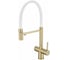 Кухонный смеситель EMAR ЕС - 7024WHT Matt Gold 1
