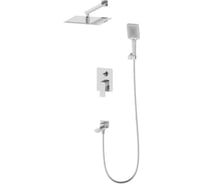 Душевой комплект с внутренней частью OLIVEEKA D, никель матовый OL-939003-BN