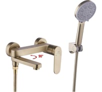Смеситель ванно-душевой с душевым гарнитуром FASHUN бронза, латунь, A3291-21