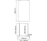 Душевая перегородка WasserKraft Фехте (Vechte) 60W40BN-MG 4