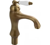 Смеситель для умывальника однорычажный ООО ПКФ Сварком литой излив, под бронзу (уп/1шт) СанТех s067965