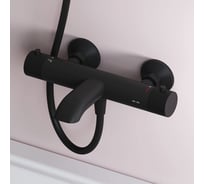 Смеситель для ванны и душа с термостатом AM.PM Libre, черный F6050022