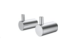 Комплект одинарных крючков IDDIS Petite сплав металлов, хром матовый PET2SS2i41