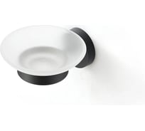 Мыльница IDDIS Sena черный матовый, матовое стекло, сплав металлов SENSBG0i42