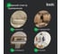 Планка на 3 крючка IDDIS нержавеющая сталь, Петит (Petite), черный матовый PETBLS3i41 5