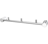 Планка на 3 крючка IDDIS Petite нержавеющая сталь, хром матовый PETSSS3i41