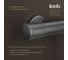 Смеситель для ванны с термостатом и душевыми аксессуарами IDDIS Duna графит матовый DUNGM02i74 5