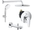 Душевая система Grohe BauEdge со смесителем для ванны, хром 1000190 1