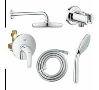 Душевая система Grohe Eurosmart со смесителем для душа, хром 129187