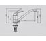 Смеситель для кухни SMT SMART SM83 - 04C с креплением на гайке, SM83-04C 6
