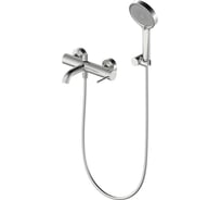 Смеситель для ванны с душемOliveeka Y черный матовый OL-639017-MB