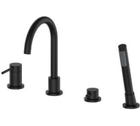 Смеситель на борт ванны OLIVEEKA Y черный матовый OL-669017-MB