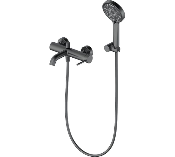 Смеситель для ванны с душемOliveeka Y оружейный металл OL-639017-BGM 1