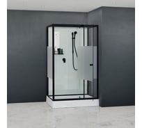 Душевая кабина RGW 90х120х200 AN-207-B Прямоуг./Чёрный/Frost Line/6 мм (3 уп.) 411320792-94
