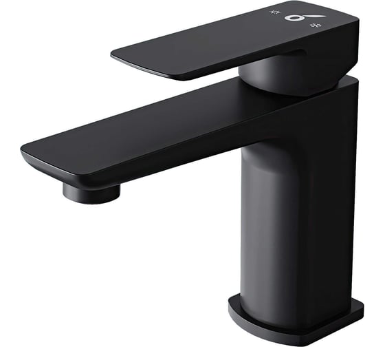 Смеситель для раковины Oliveeka D чёрный матовый OL-139003-MB