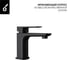 Смеситель для раковины Oliveeka D, чёрный матовый OL-139003-MB 8