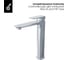 Смеситель для раковины высокий Oliveeka D, хром OL-239003-CR 2