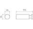 Крючок для ванной Wonzon & Woghand EASY, Черный матовый WW-8105-2-MB 2