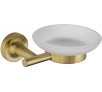 Мыльница с держателем Wonzon & Woghand SIMPLE, Брашированное золото WW-6522-BG