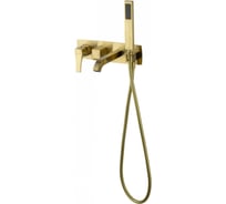 Смеситель для ванны встраиваемый Wonzon & Woghand FLEX, Брашированное золото WW-88889072-BG