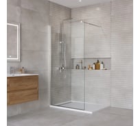 Душевая перегородка BelBagno KRAFT-L-1-100-C-Cr
