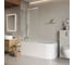 Душевая шторка на ванну BelBagno LUCE-VF-11-100/145-C-Cr 1