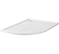 Душевой поддон BelBagno из искусственного мрамора в комплекте с сифоном UNO TRAY-MR-UNO-RH-120/80-550-35-W-R-BO