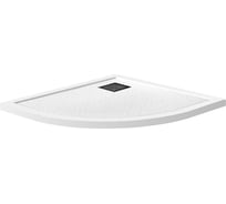 Душевой поддон BelBagno из искусственного мрамора в комплекте с сифоном UNO TRAY-MR-UNO-R-80-550-35-W-NO