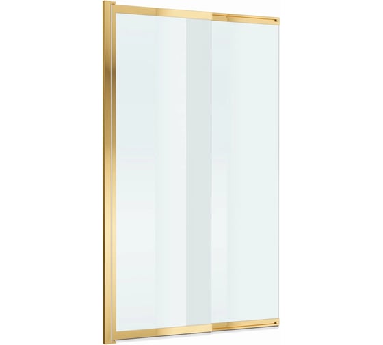 Душевая шторка на ванну BelBagno LUCE-VF-11-100/145-C-ORO